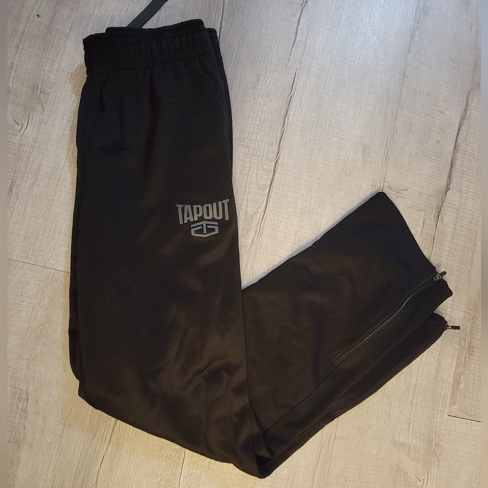 Tapout Black Track Pants
